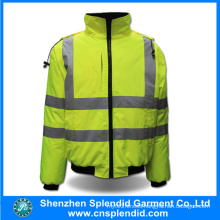 Wholesale High Visibility Clothing Men Fashion Safety Reflective Jacket